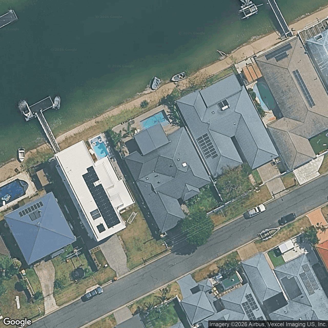 Aerial view of 15 Dolphin Court, Palm Beach QLD 4221