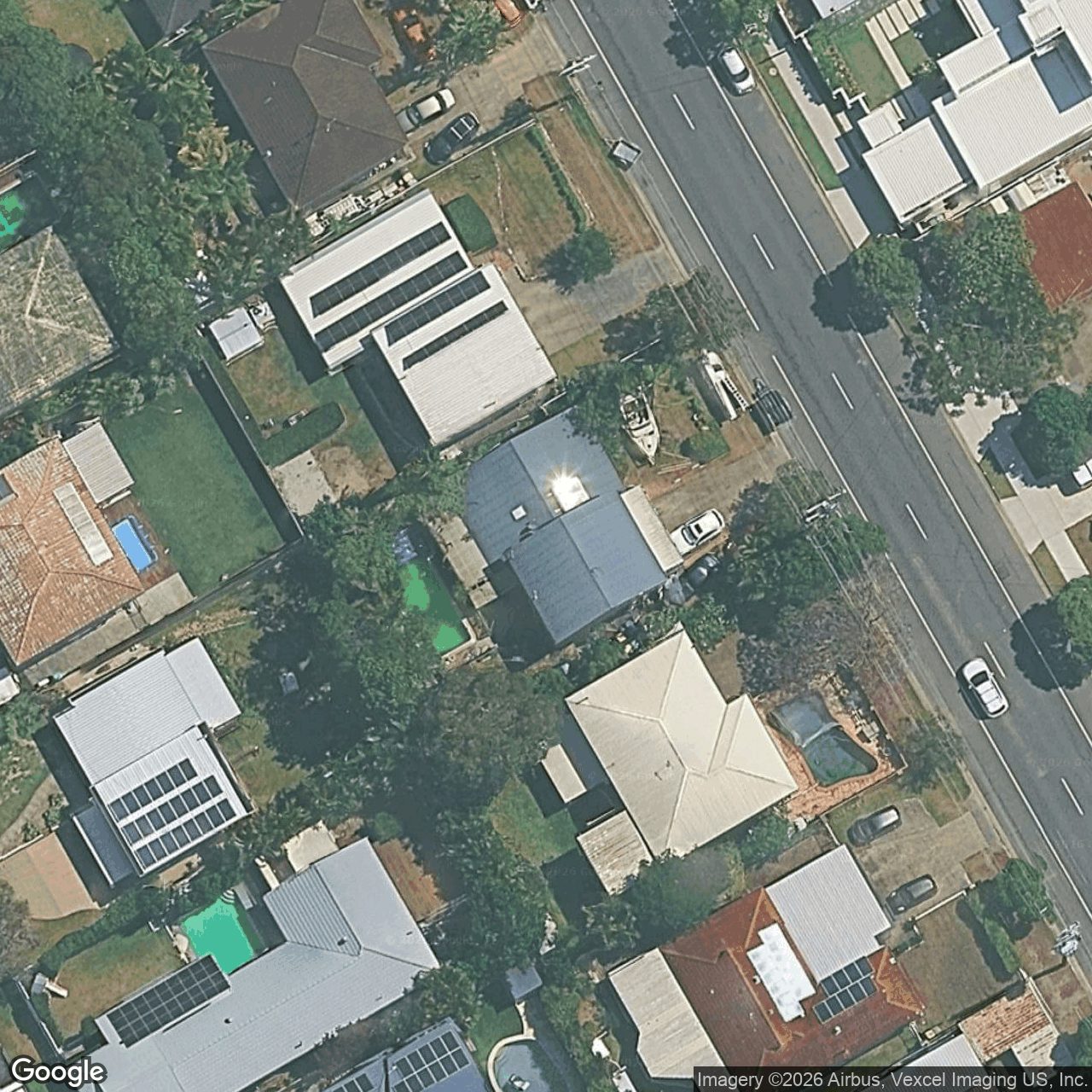 Aerial view of 183 Mallawa Drive, Palm Beach QLD 4221