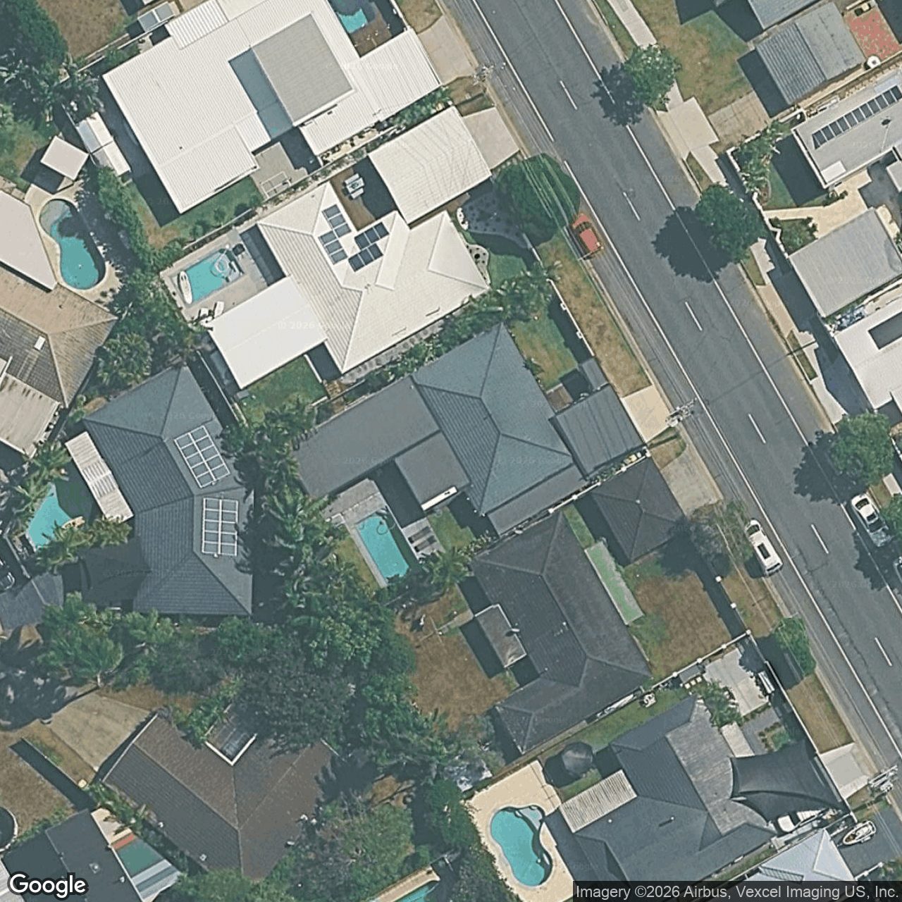 Aerial view of 149 Mallawa Drive, Palm Beach QLD 4221