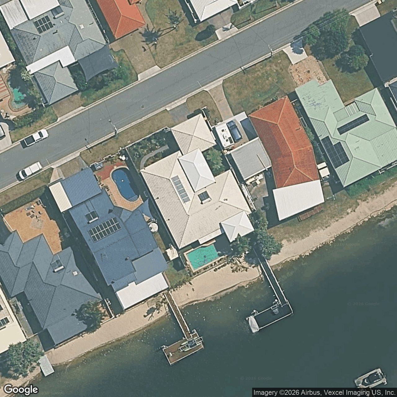 Aerial view of 16 Swordfish Court, Palm Beach QLD 4221