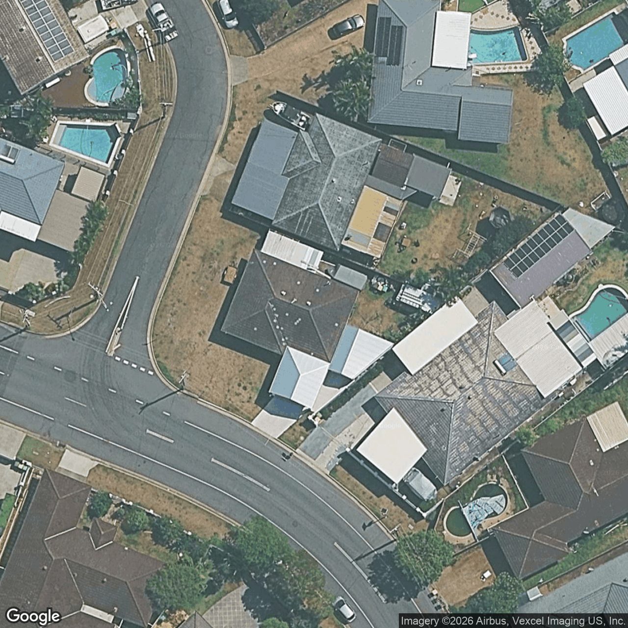 Aerial view of 135 Tahiti Avenue, Palm Beach QLD 4221