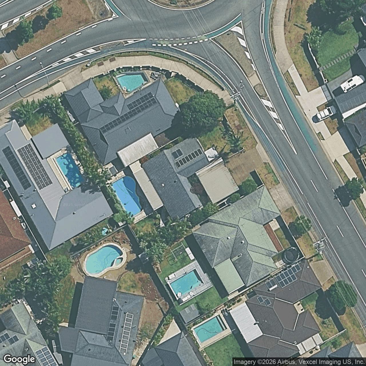 Aerial view of 135 Mallawa Drive, Palm Beach QLD 4221