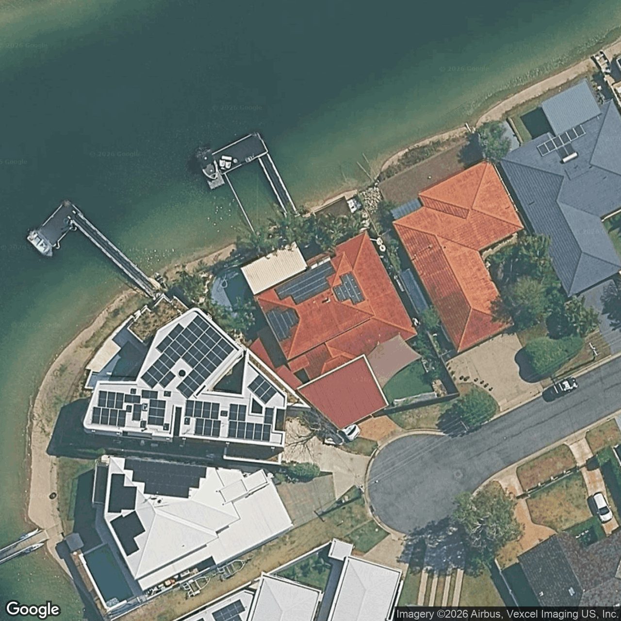 Aerial view of 27 Dolphin Court, Palm Beach QLD 4221