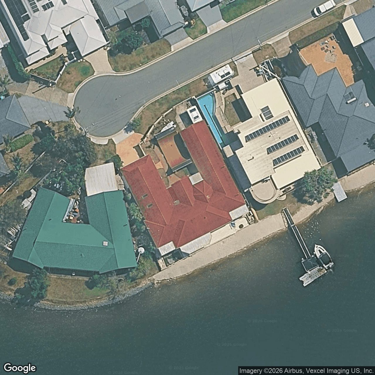 Aerial view of 24 Swordfish Court, Palm Beach QLD 4221