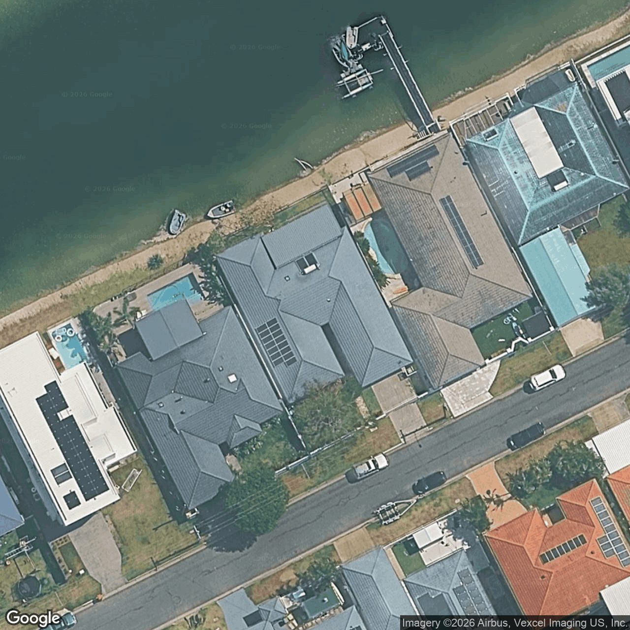 Aerial view of 13 Dolphin Court, Palm Beach QLD 4221
