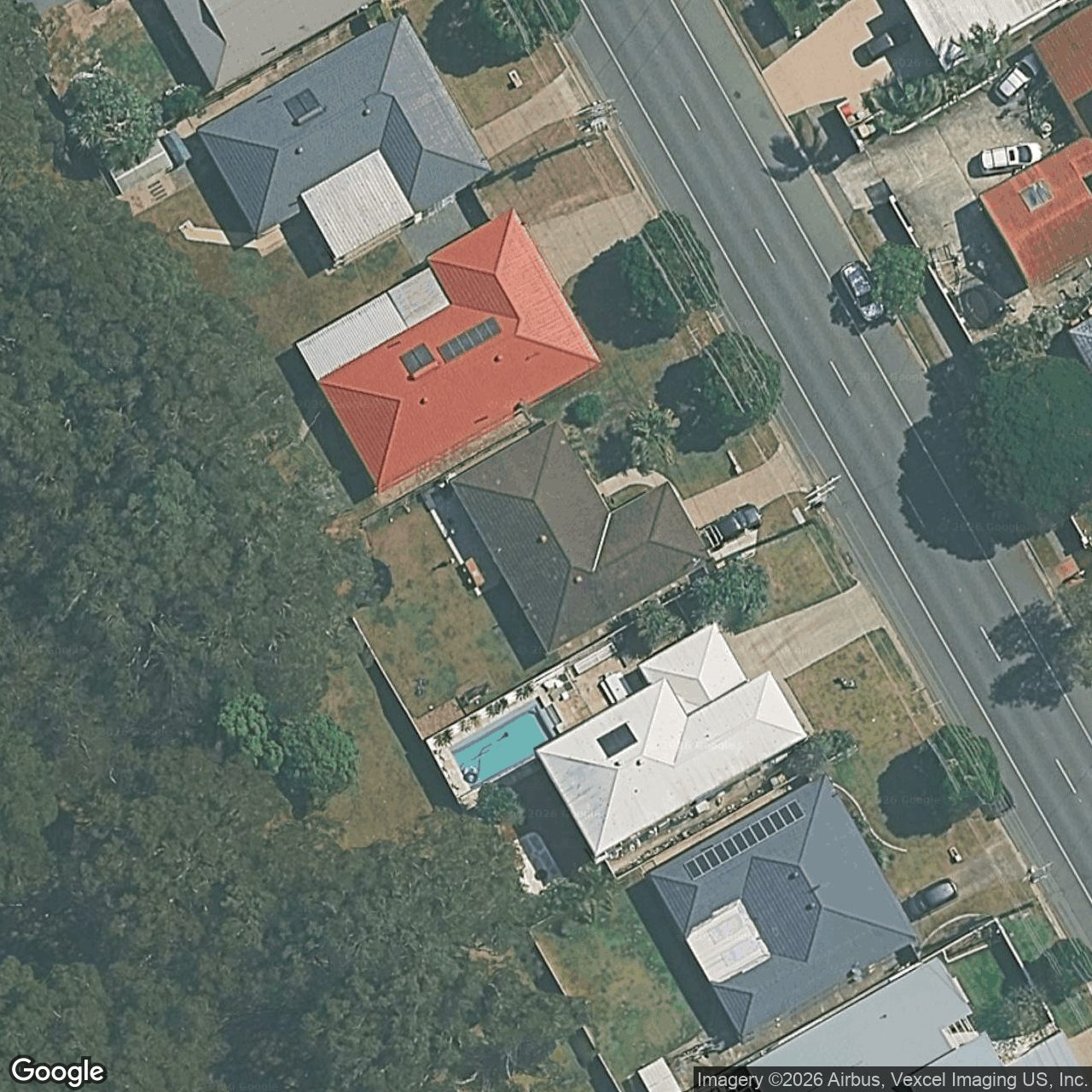 Aerial view of 93 Mallawa Drive, Palm Beach QLD 4221