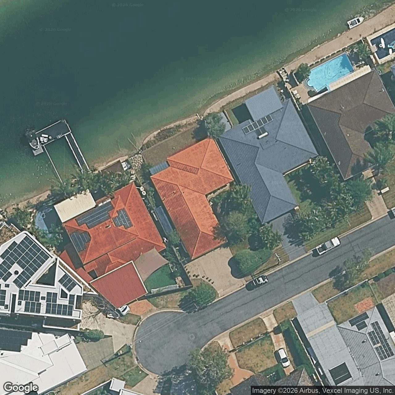 Aerial view of 25 Dolphin Court, Palm Beach QLD 4221