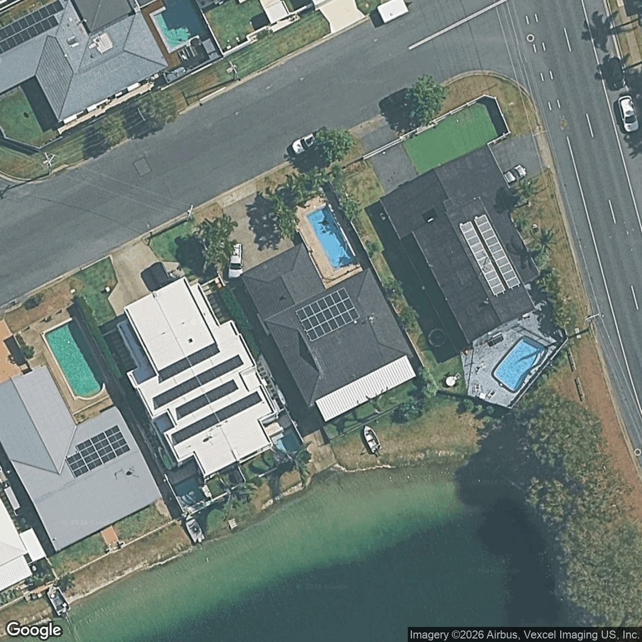 Aerial view of 104 Parnki Parade, Palm Beach QLD 4221