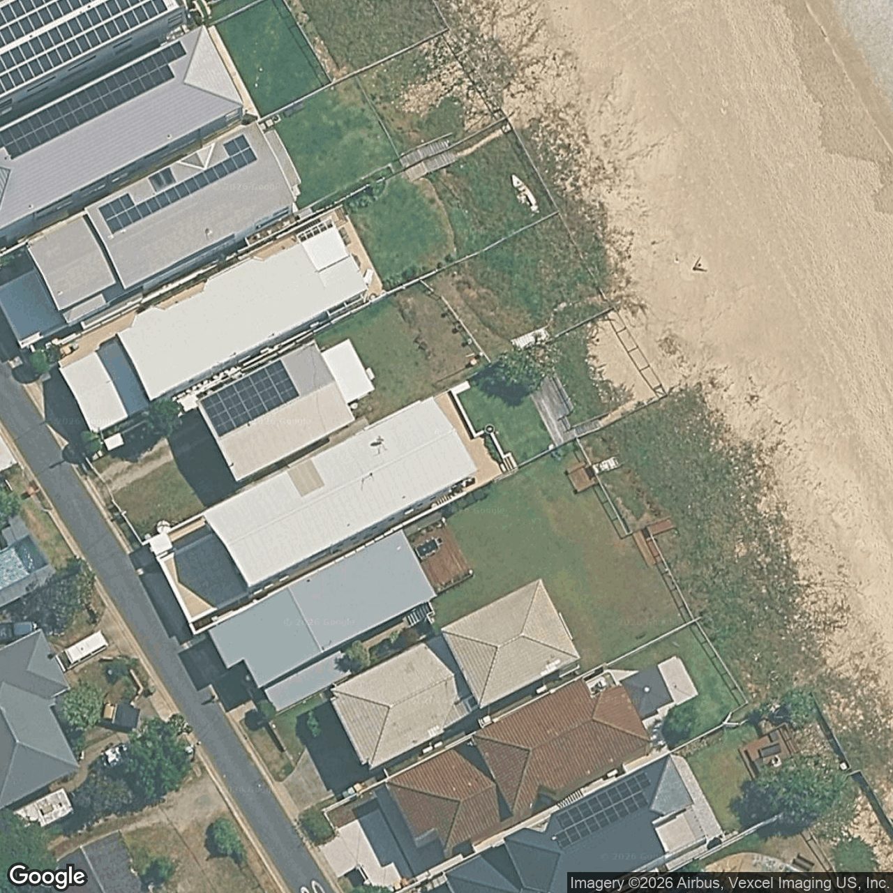 Aerial view of 87 Jefferson Lane, Palm Beach QLD 4221