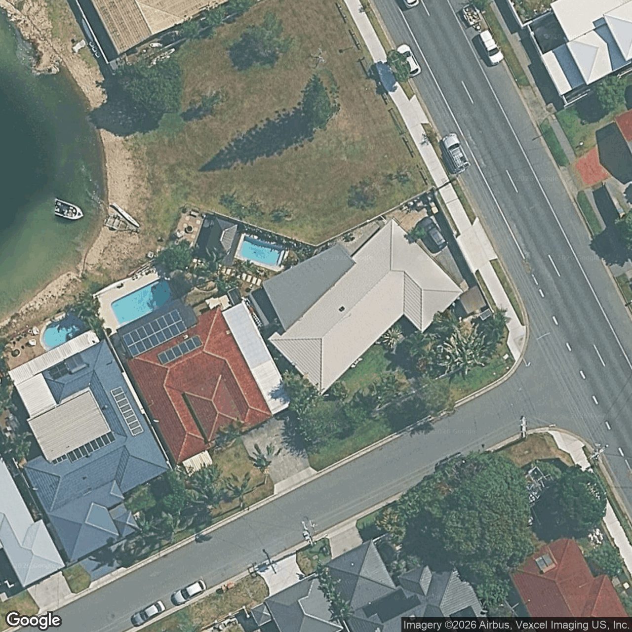 Aerial view of 1 Swordfish Court, Palm Beach QLD 4221