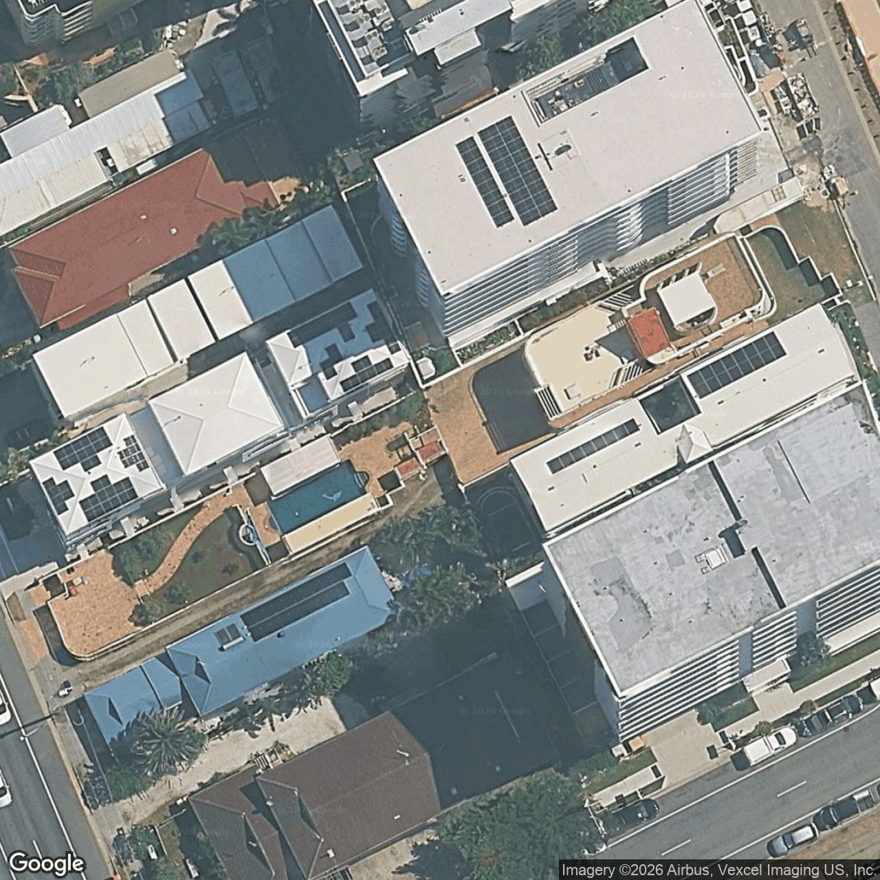 Aerial view of 1429 Gold Coast Highway, Palm Beach QLD 4221
