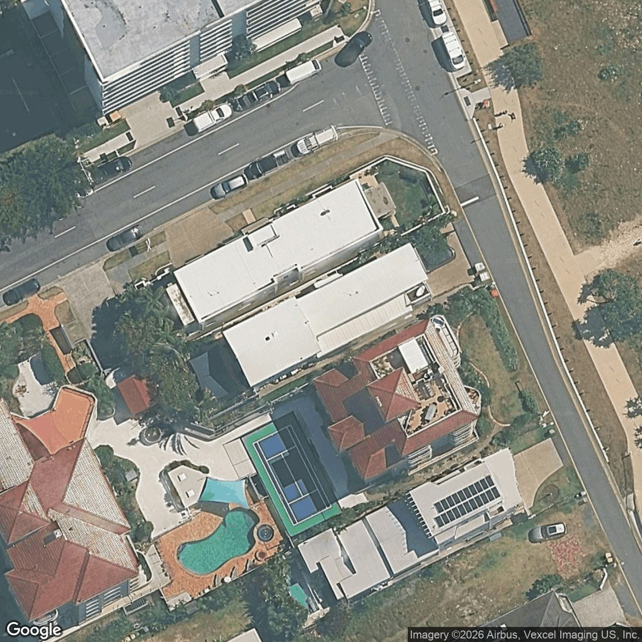 Aerial view of 454 The Esplanade, Palm Beach QLD 4221