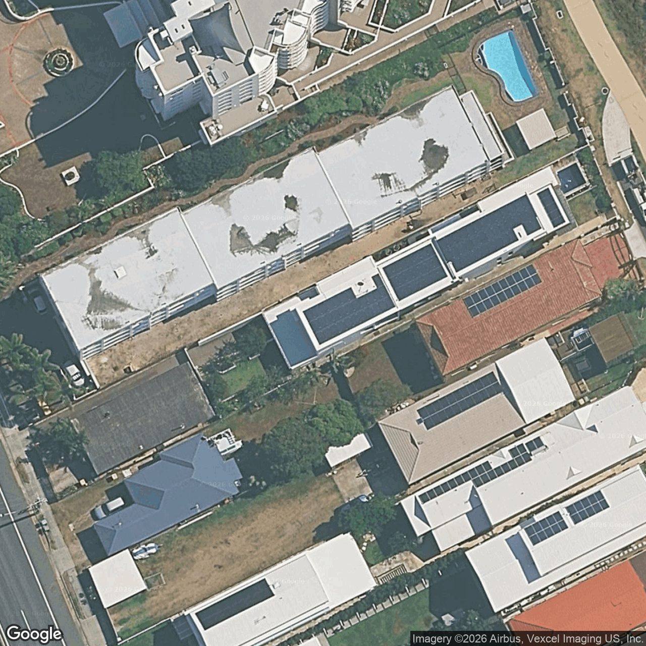 Aerial view of 1477 Gold Coast Highway, Palm Beach QLD 4221