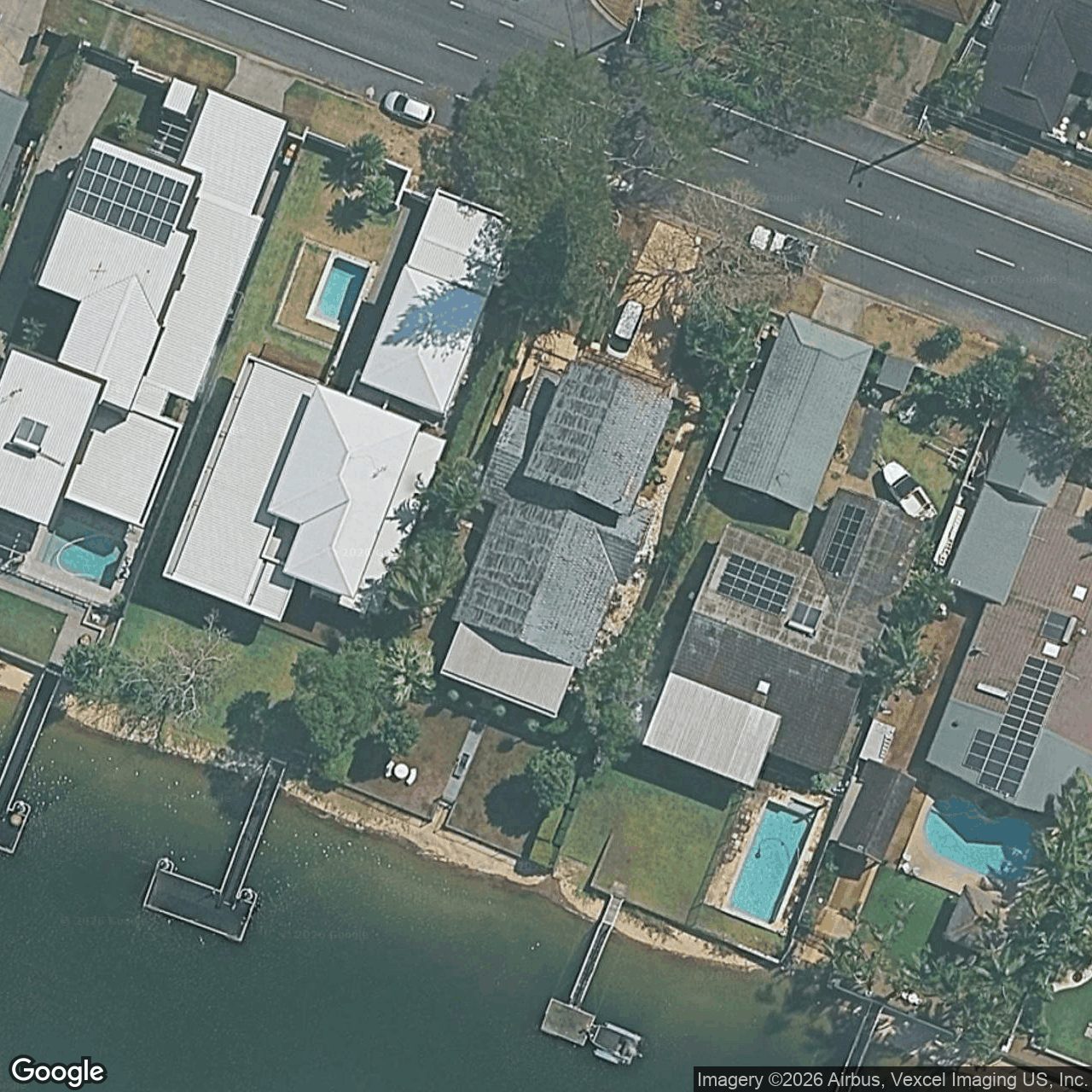 Aerial view of 134 Tahiti Avenue, Palm Beach QLD 4221