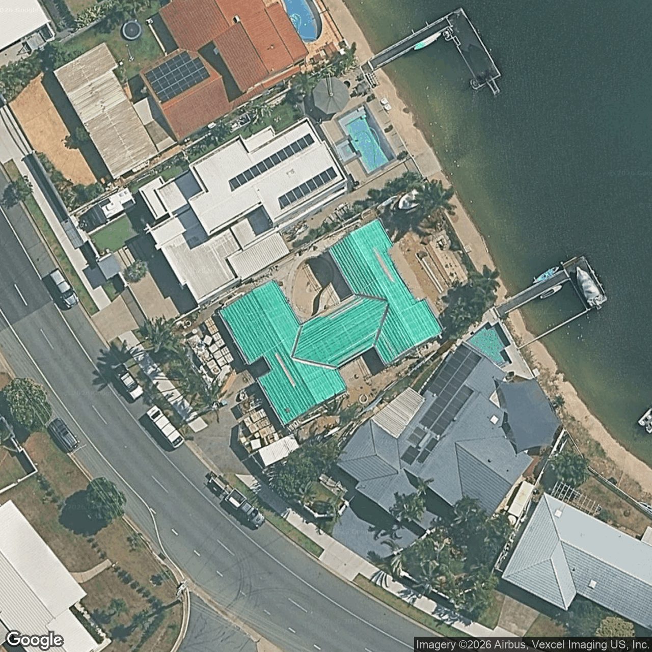 Aerial view of 228 Mallawa Drive, Palm Beach QLD 4221