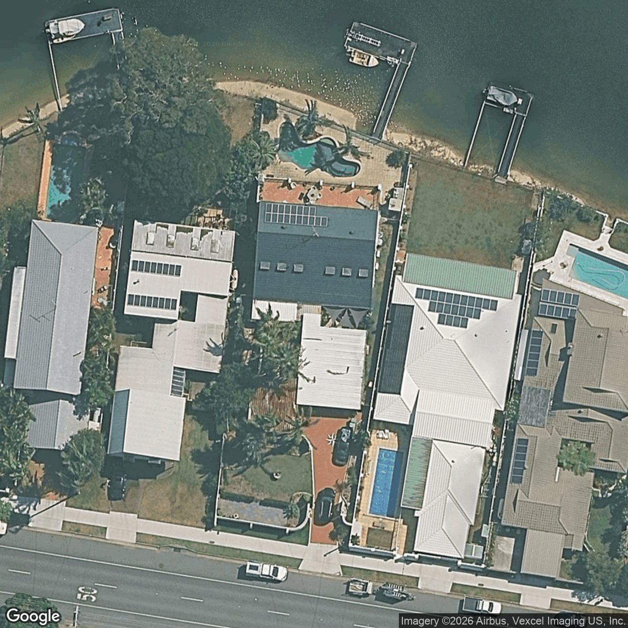Aerial view of 236 Mallawa Drive, Palm Beach QLD 4221
