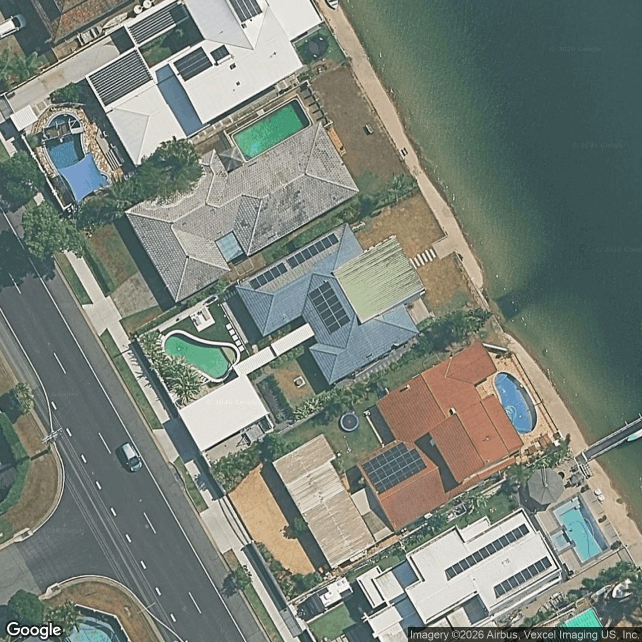 Aerial view of 222 Mallawa Drive, Palm Beach QLD 4221