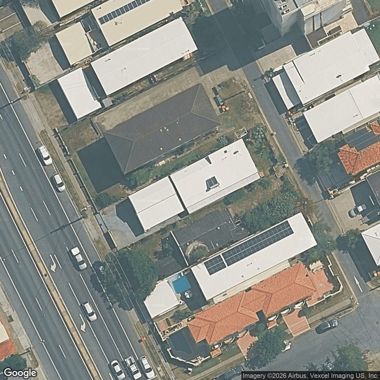Aerial view of 184 Jefferson Lane, Palm Beach QLD 4221