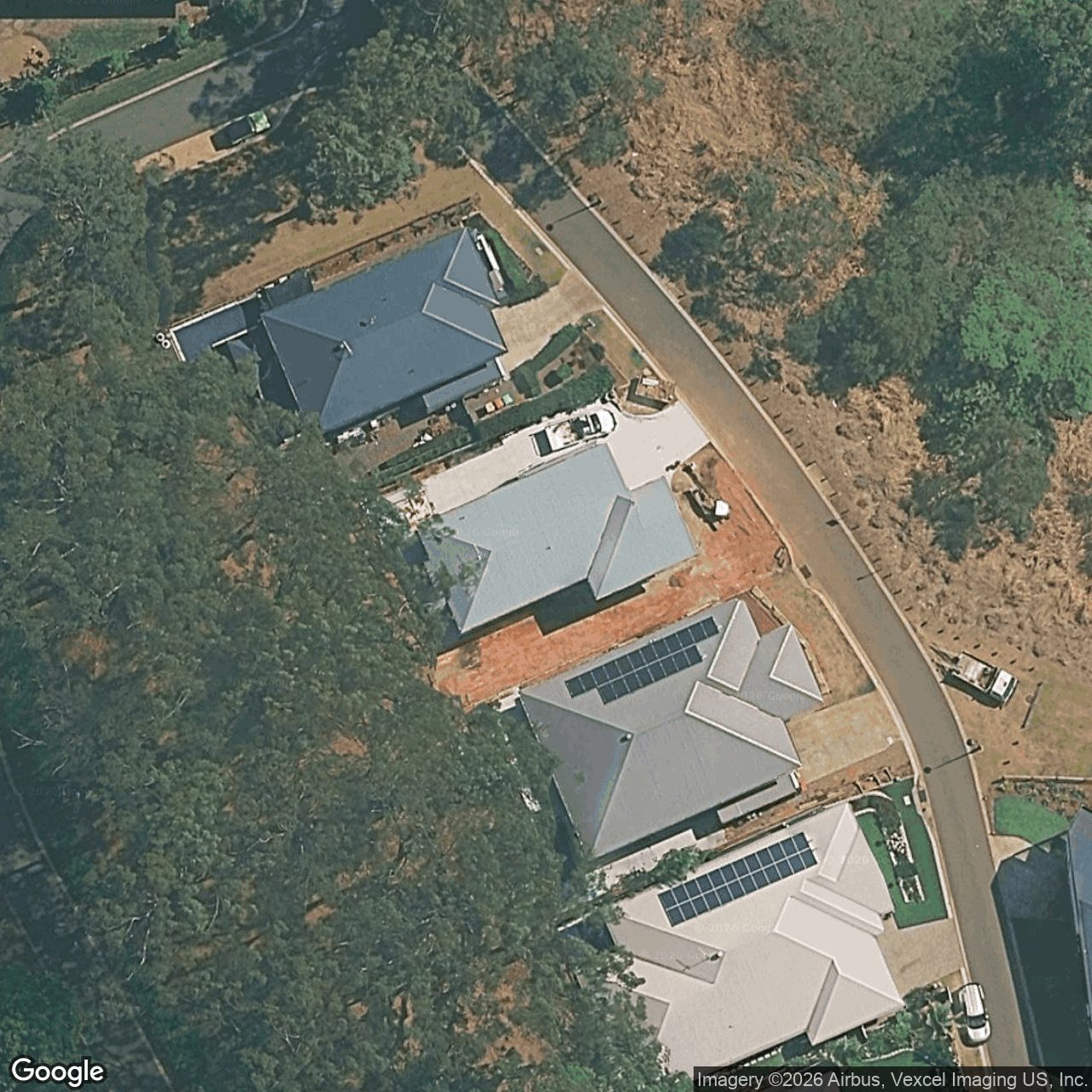 Aerial view of 13 Bluebird Lane, Reedy Creek QLD 4227