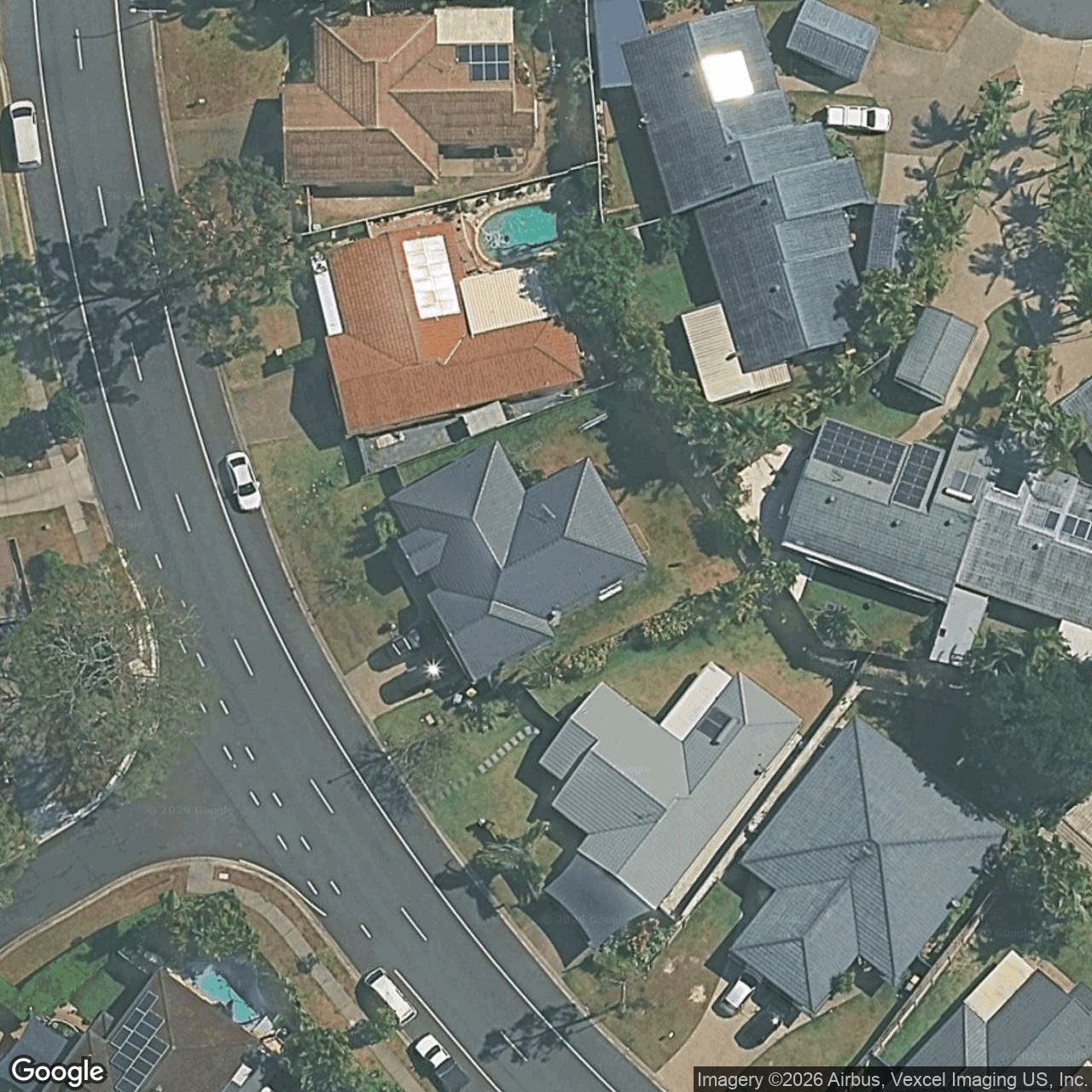 Aerial view of 45A Woodland Drive, Reedy Creek QLD 4227