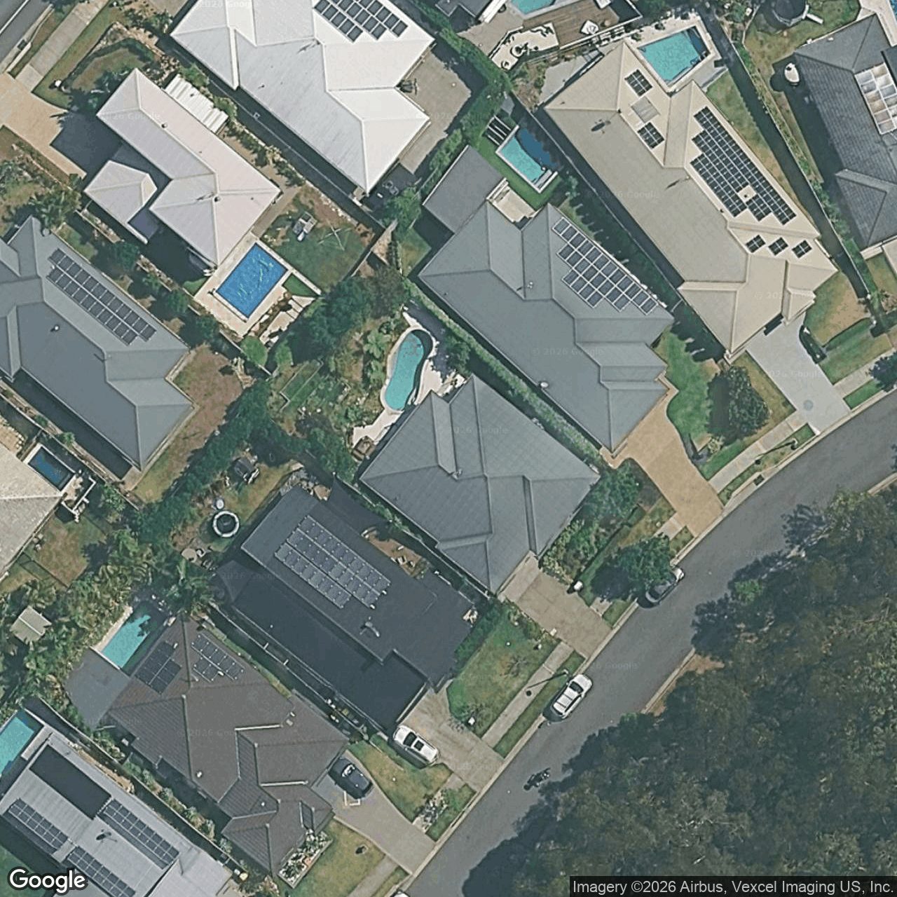 Aerial view of 9 Green Court, Reedy Creek QLD 4227