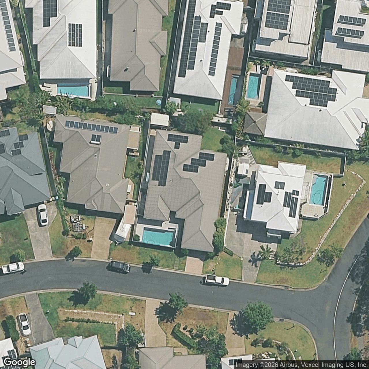 Aerial view of 8 Lowell Street, Reedy Creek QLD 4227