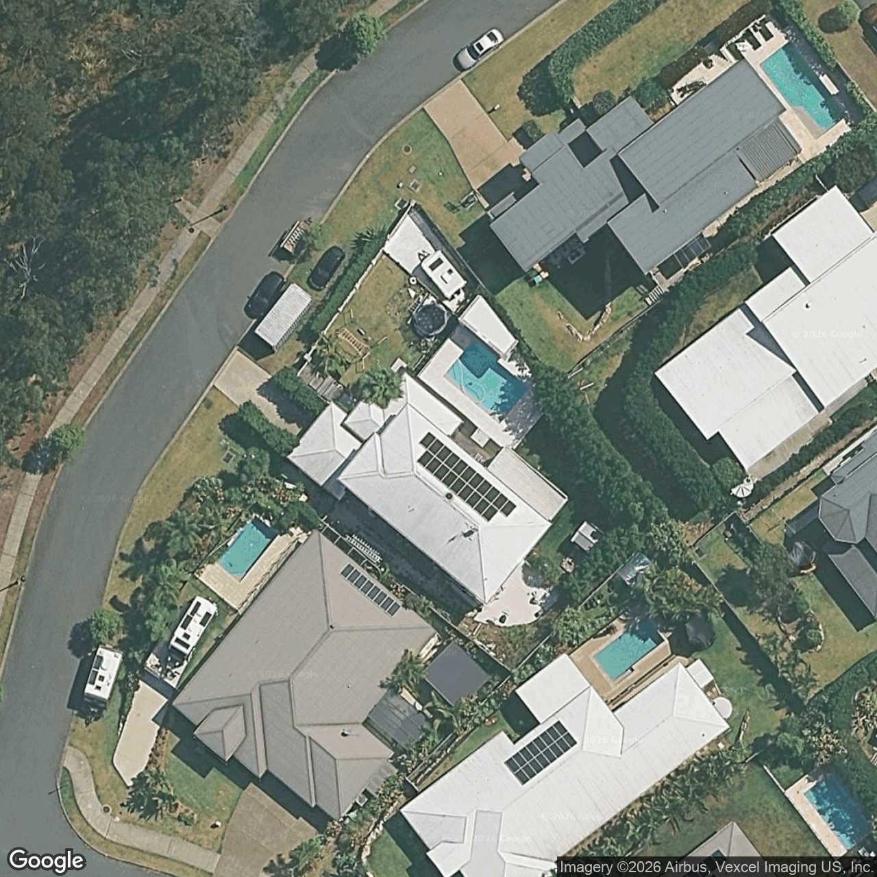 Aerial view of 3 Jodrell Court, Reedy Creek QLD 4227