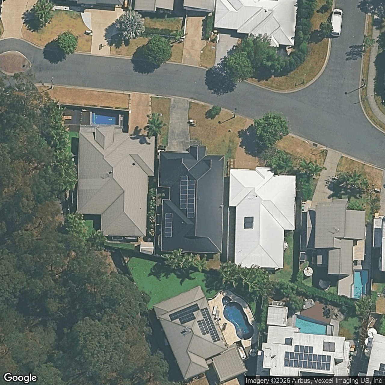 Aerial view of 5 Worchester Terrace, Reedy Creek QLD 4227