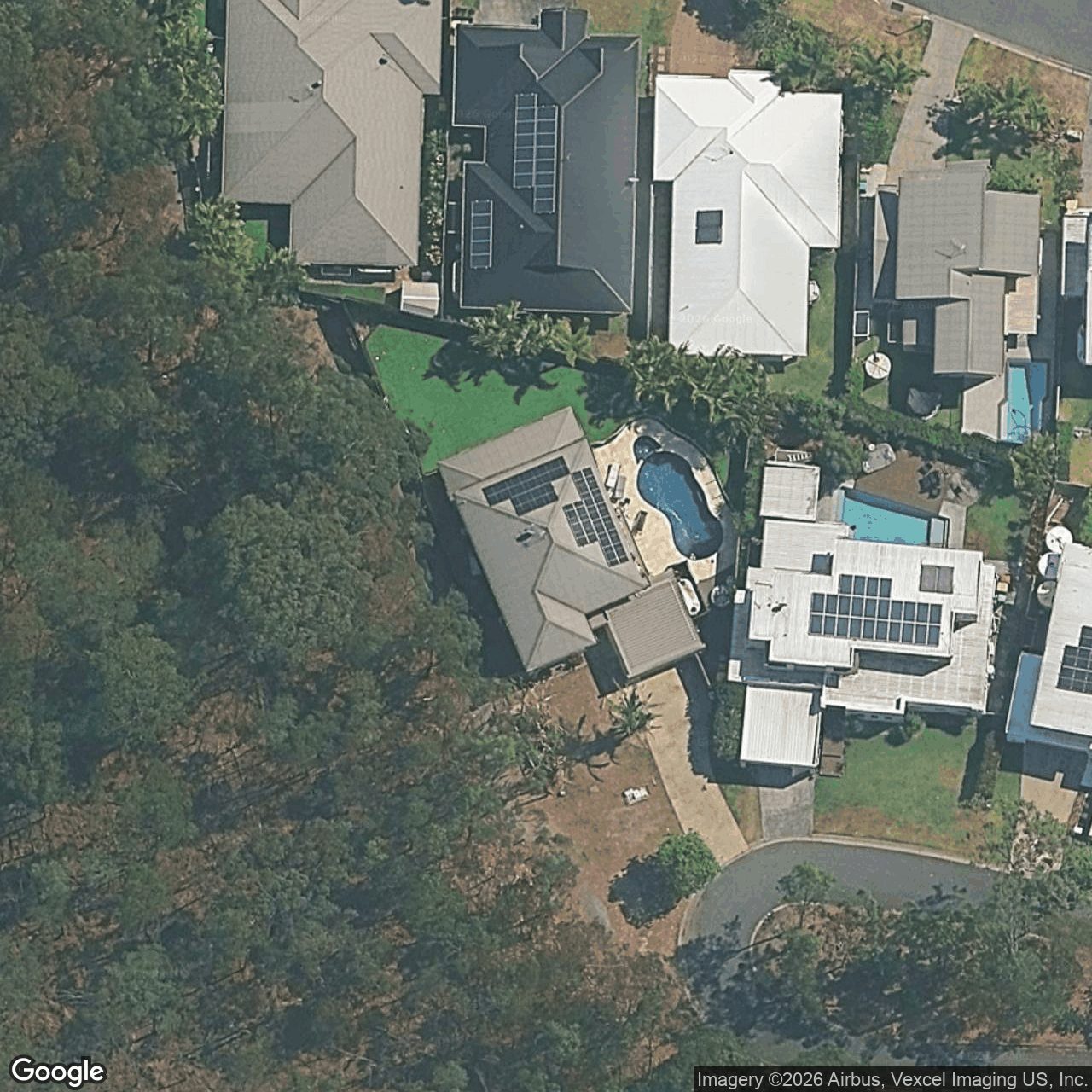 Aerial view of 45 Worchester Terrace, Reedy Creek QLD 4227