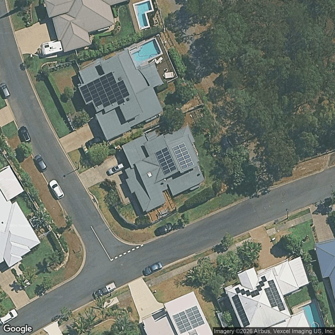Aerial view of 1 Grampian Court, Reedy Creek QLD 4227