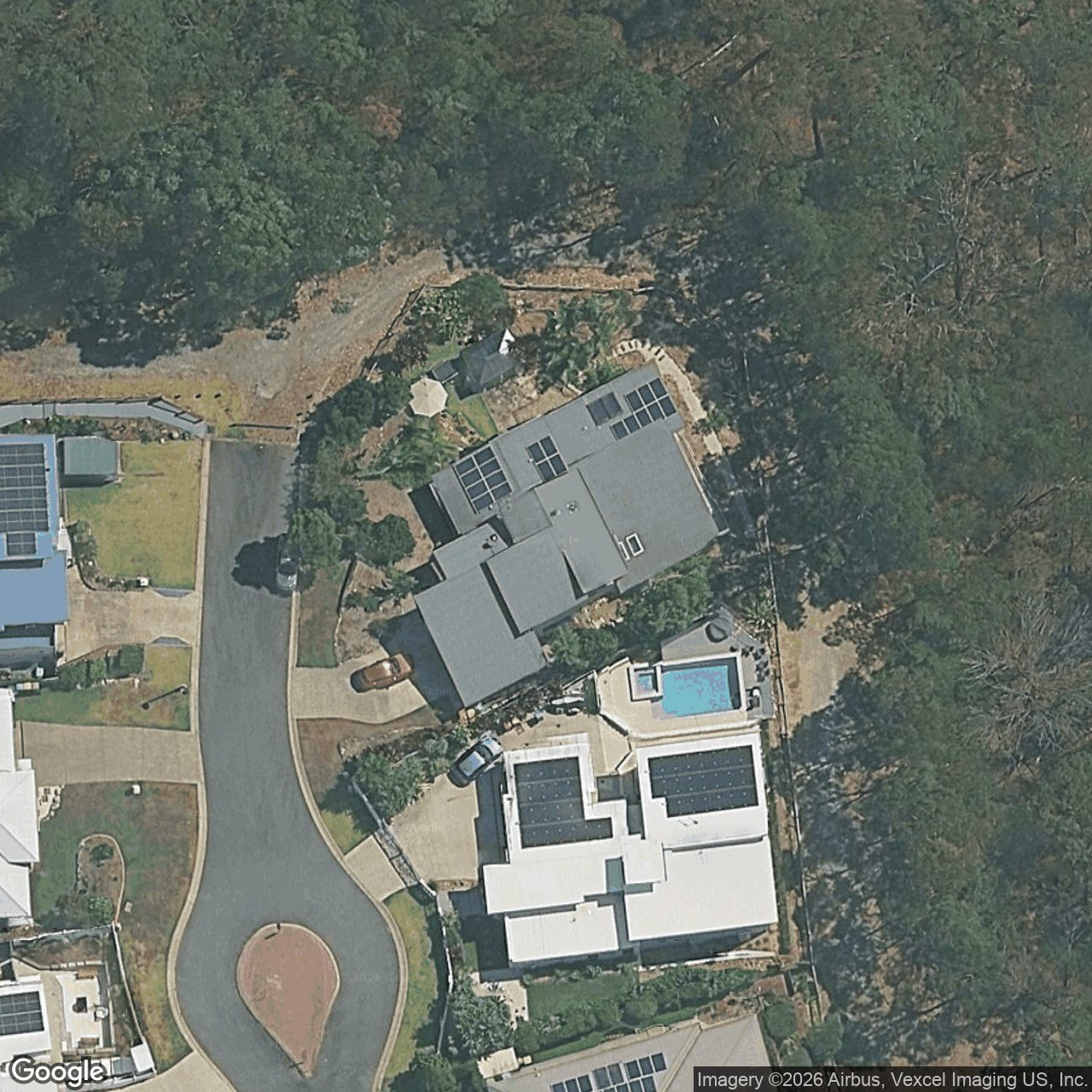 Aerial view of 9 Grampian Court, Reedy Creek QLD 4227