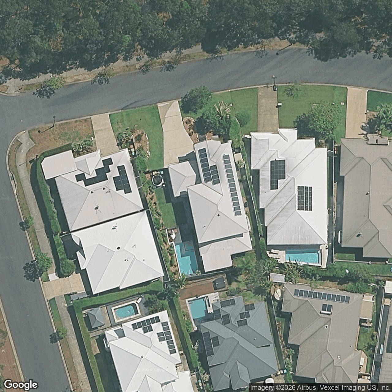 Aerial view of 3 Grasslands Crescent, Reedy Creek QLD 4227