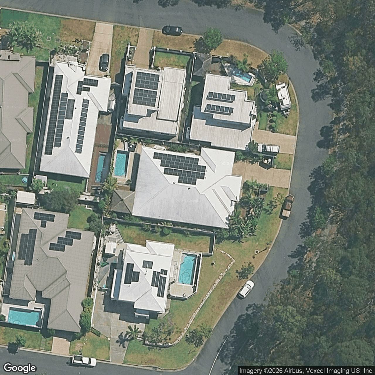Aerial view of 13 Grasslands Crescent, Reedy Creek QLD 4227