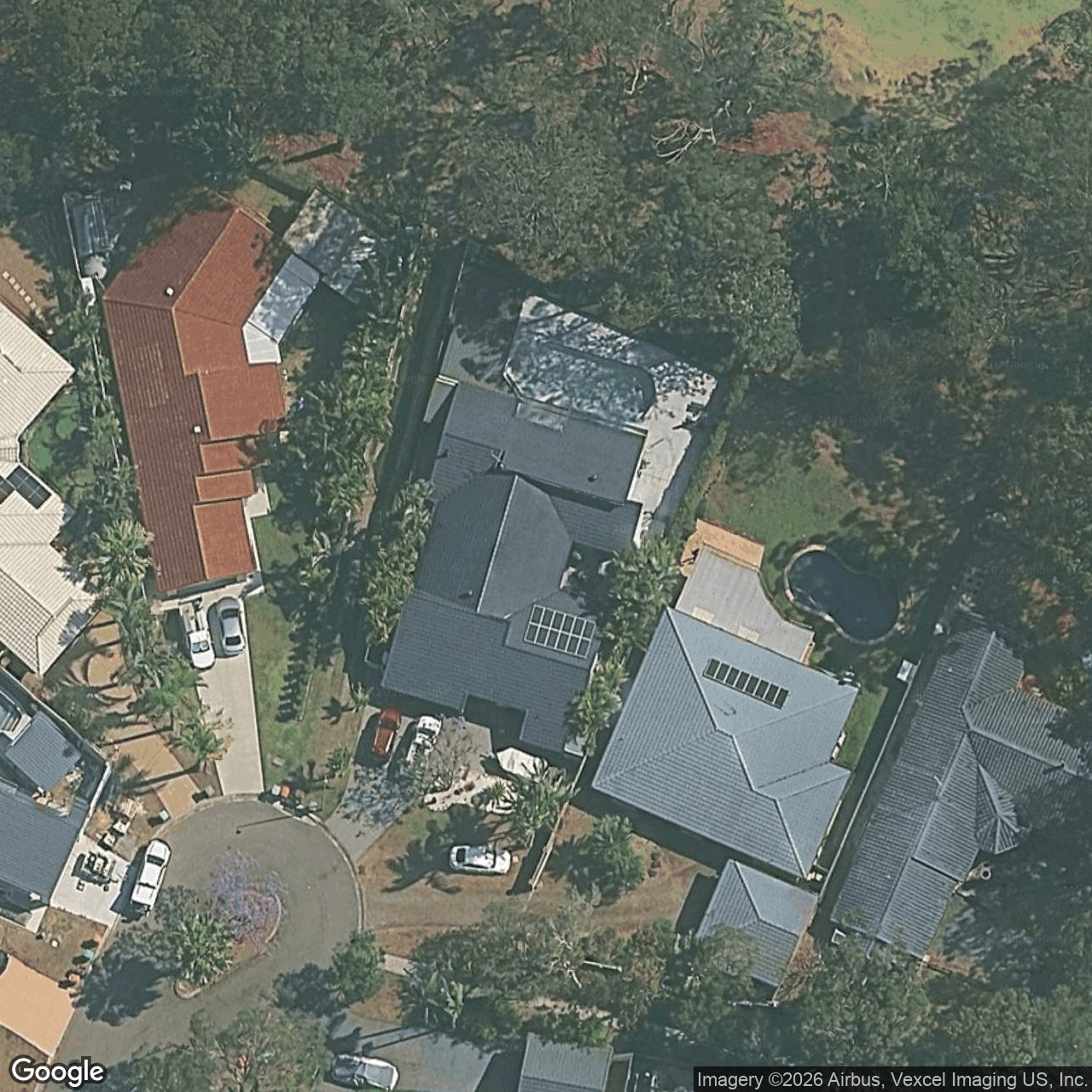 Aerial view of 13 Chantilly Place, Robina QLD 4226