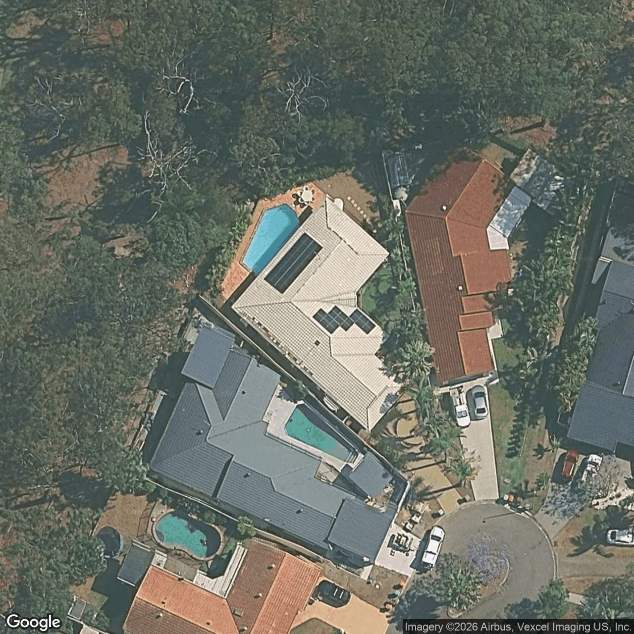 Aerial view of 18 Chantilly Place, Robina QLD 4226