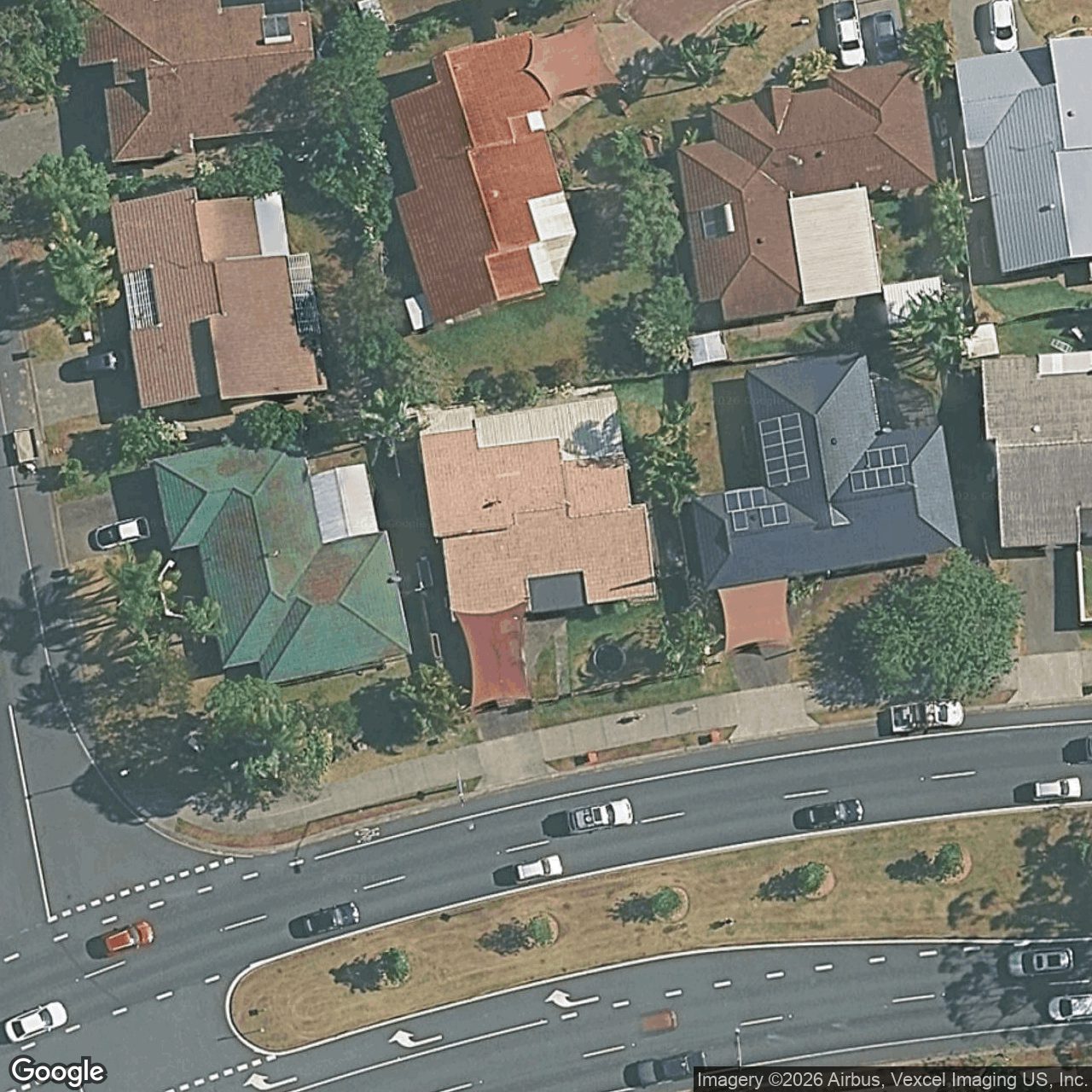 Aerial view of 27 Cheltenham Drive, Robina QLD 4226