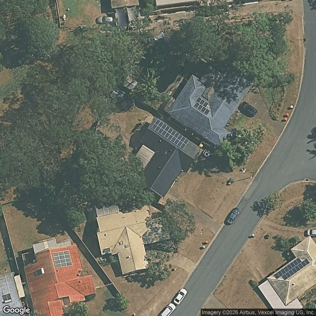 Aerial view of 14 Springvale Street, Robina QLD 4226