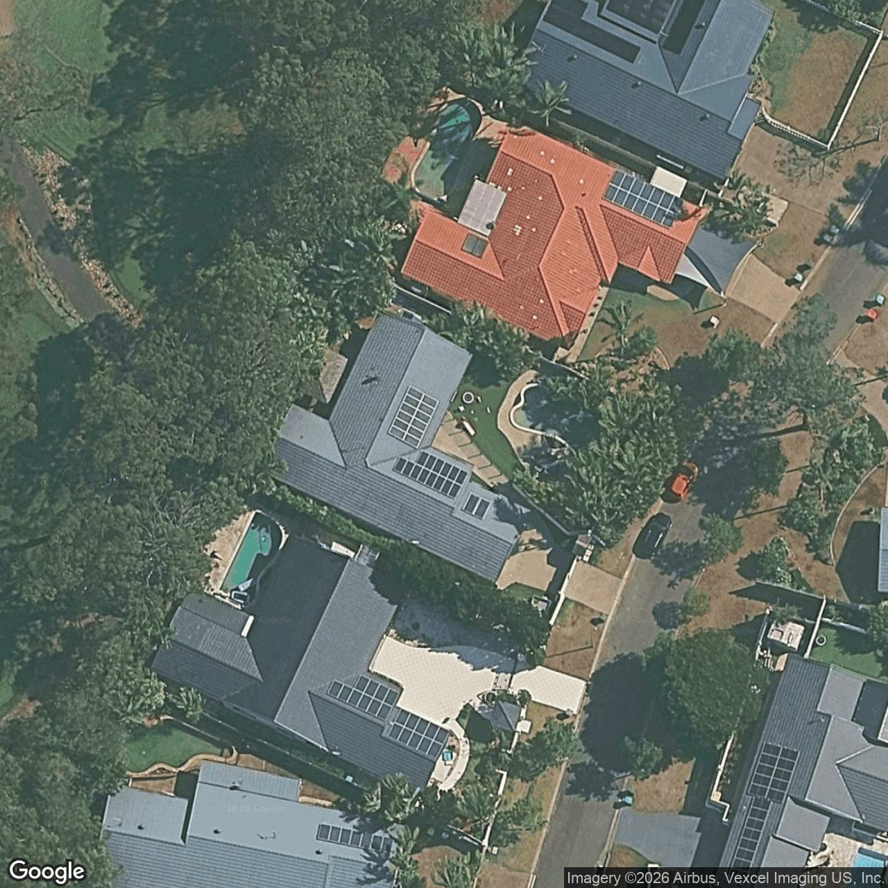 Aerial view of 6 Chantilly Place, Robina QLD 4226