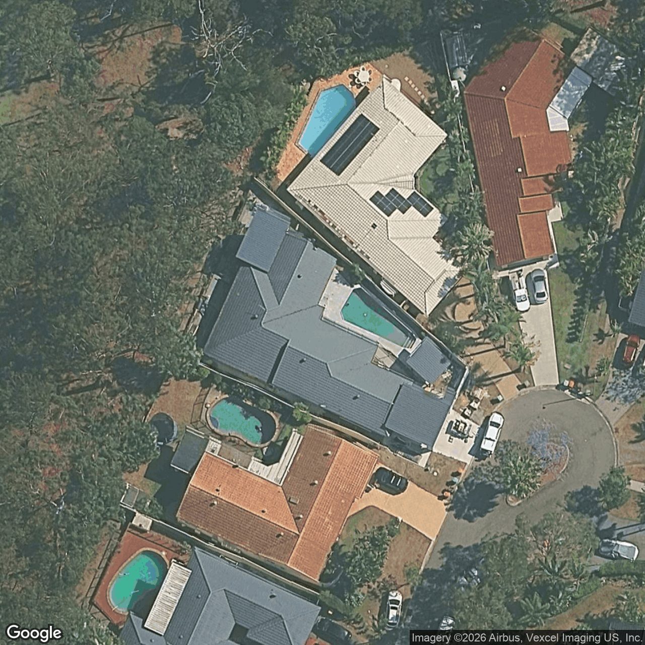 Aerial view of 16 Chantilly Place, Robina QLD 4226