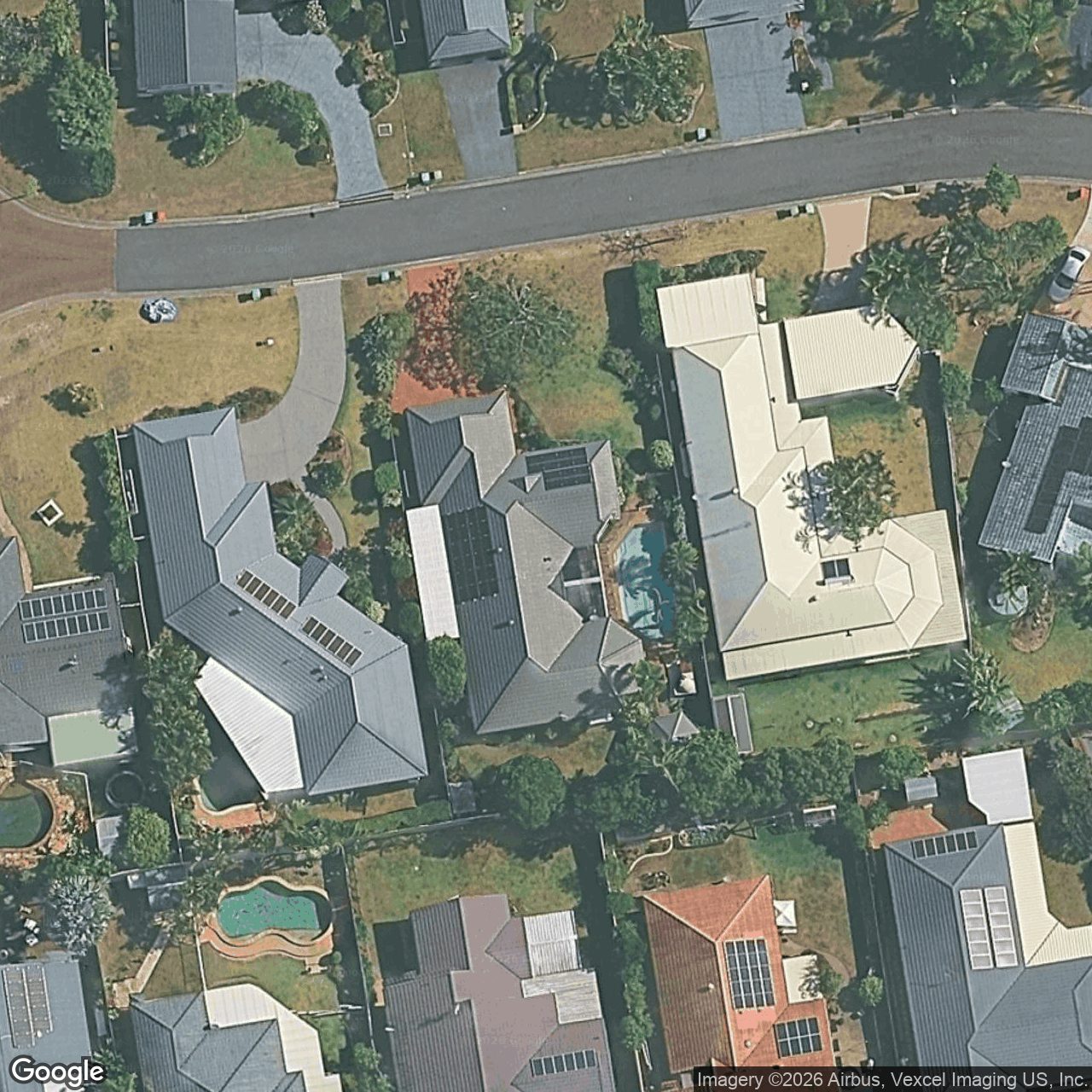 Aerial view of 8 Doncaster Court, Robina QLD 4226