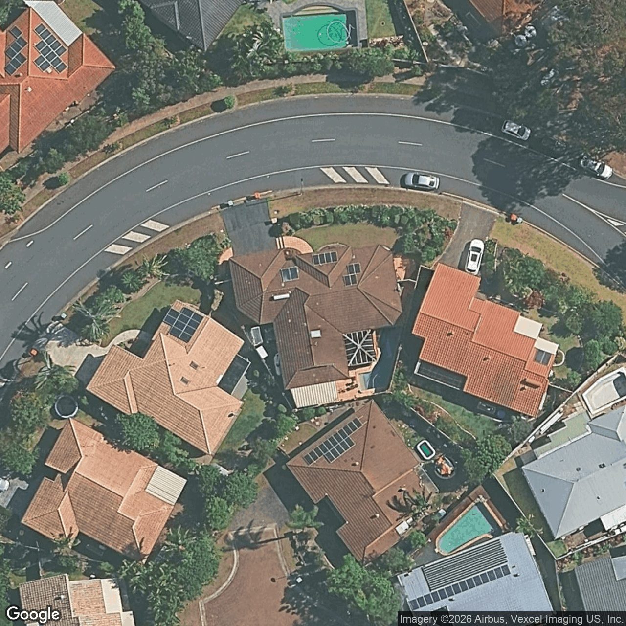 Aerial view of 21 Glenferrie Drive, Robina QLD 4226