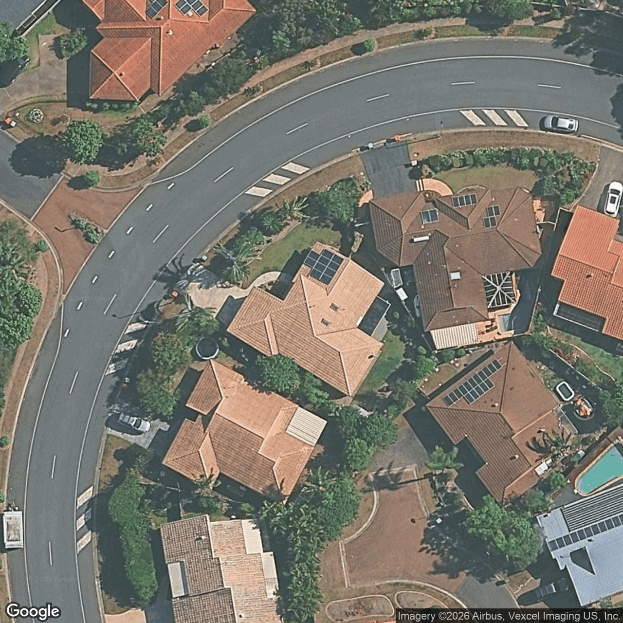 Aerial view of 19 Glenferrie Drive, Robina QLD 4226