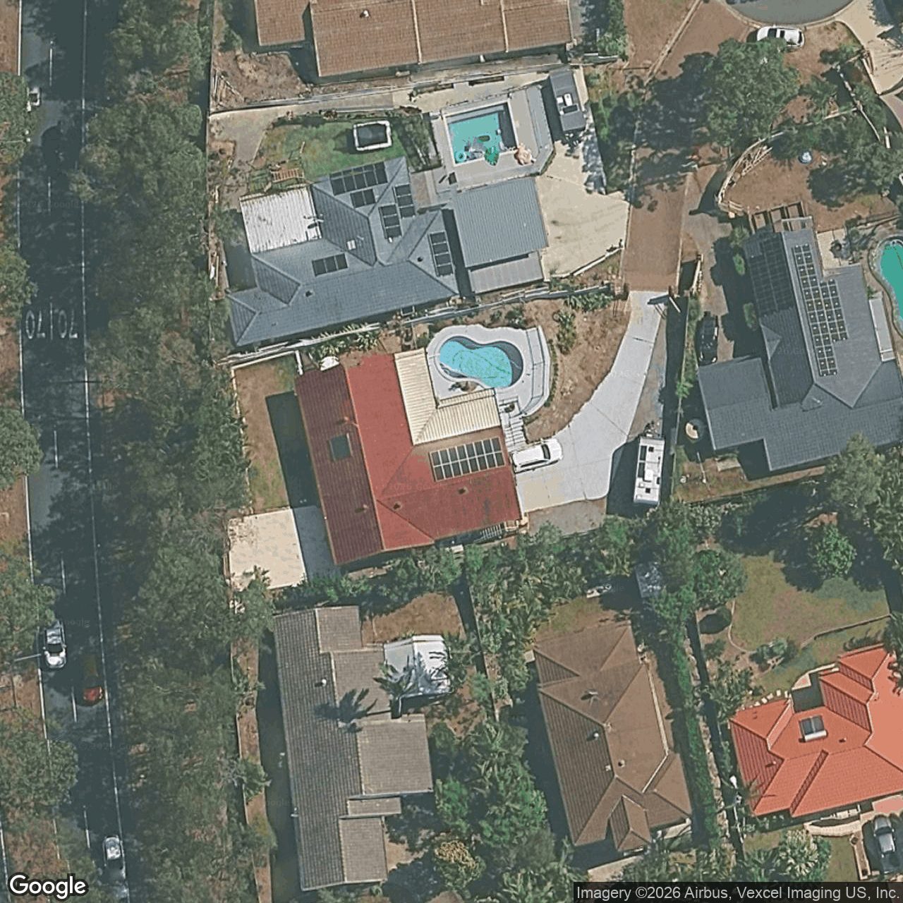 Aerial view of 14 Indooroopilly Court, Robina QLD 4226