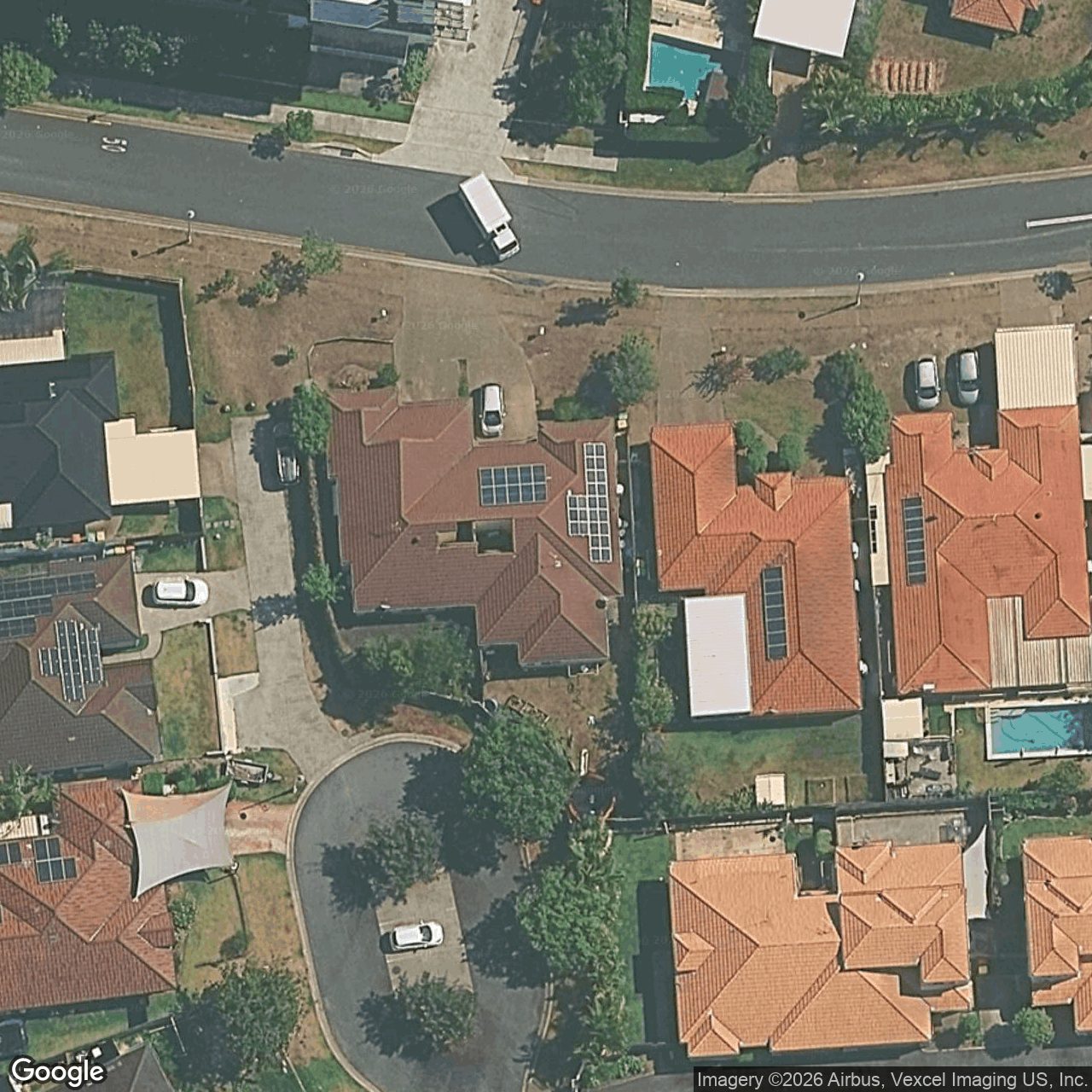 Aerial view of 1/3 Laurel Oak Drive
