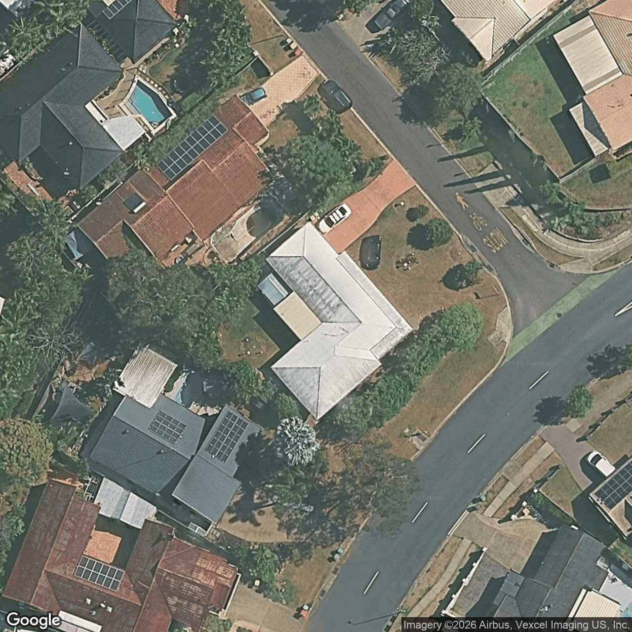 Aerial view of 2 Princeville Court, Robina QLD 4226
