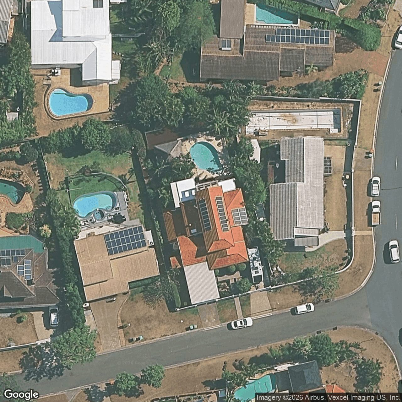 Aerial view of 3 Pymble Place, Robina QLD 4226