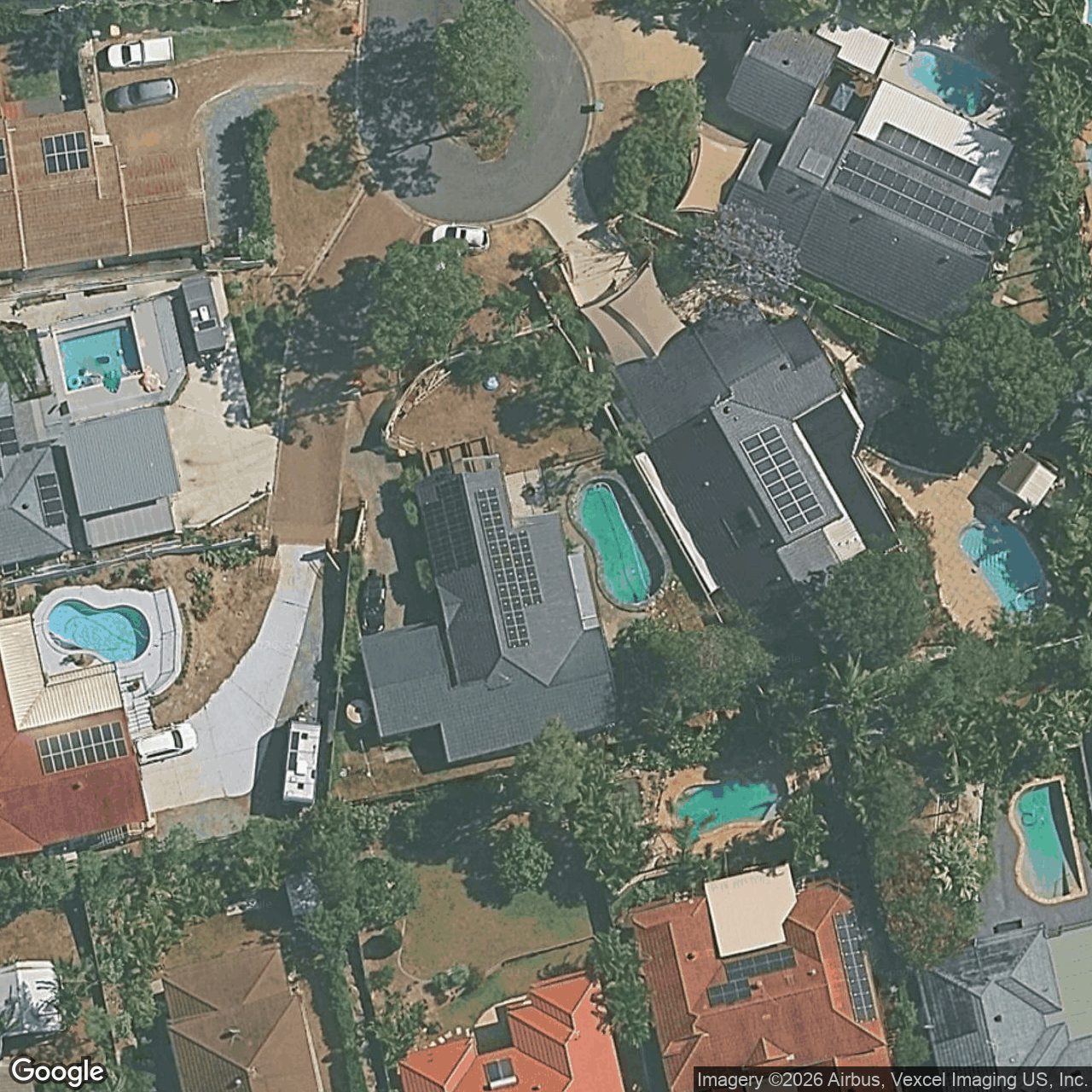 Aerial view of 12 Indooroopilly Court, Robina QLD 4226
