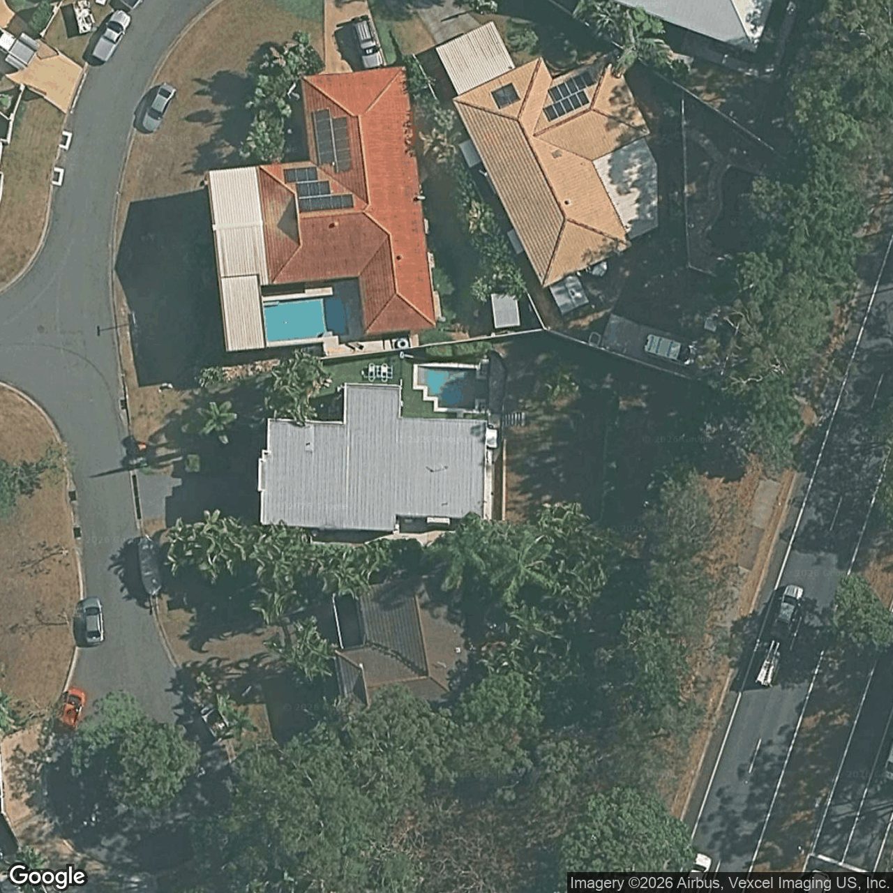 Aerial view of 7 Medinde Court, Robina QLD 4226