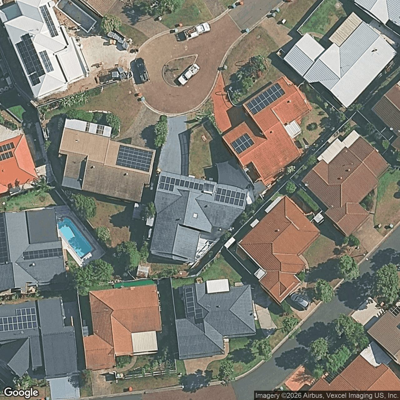 Aerial view of 12 Bellbrook Close, Robina QLD 4226
