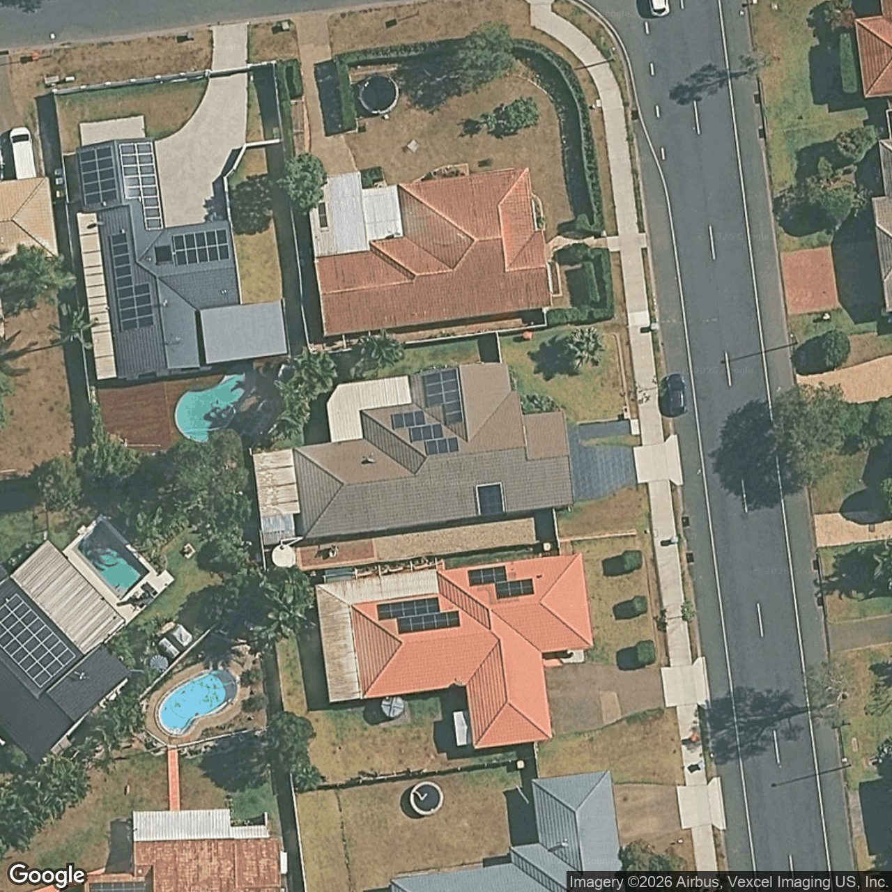 Aerial view of 57 Thorngate Drive, Robina QLD 4226